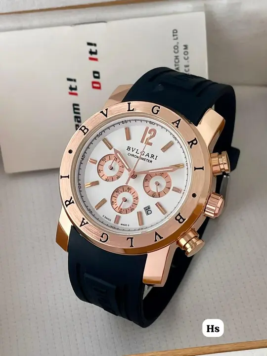 Bvlgari mens chronograph watch  uploaded by Trendy Watch Co. on 10/13/2023