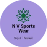 Business logo of N V sports wear