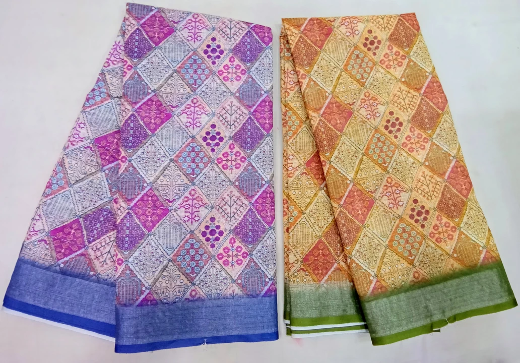 Lilan Digital print sarees  uploaded by Suswani Textiles on 10/13/2023