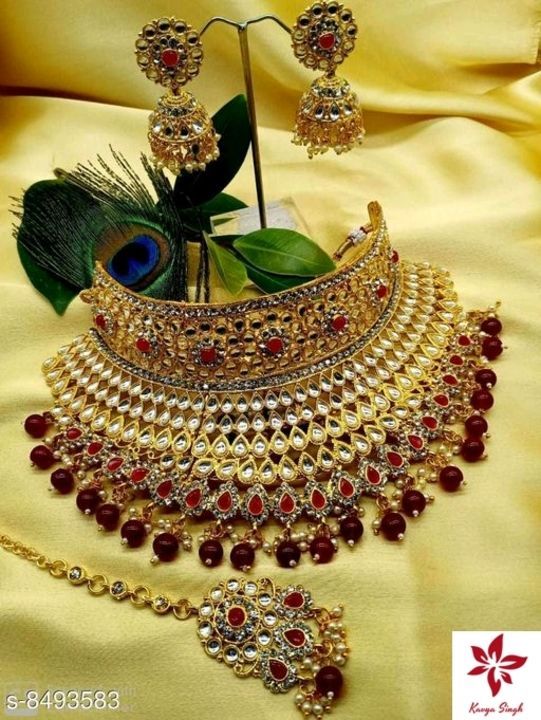 Copper set with kundan uploaded by business on 3/22/2021