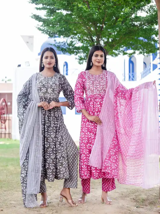 Stylish Cotton Dupatta Suit uploaded by business on 10/13/2023