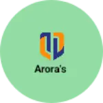Business logo of Arora's