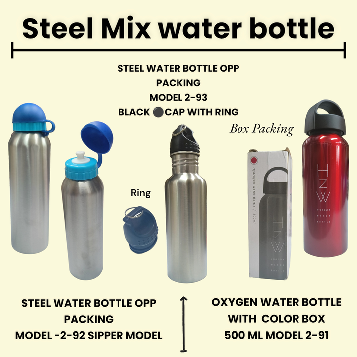 Steel Water bottle mix Design's  uploaded by business on 10/13/2023