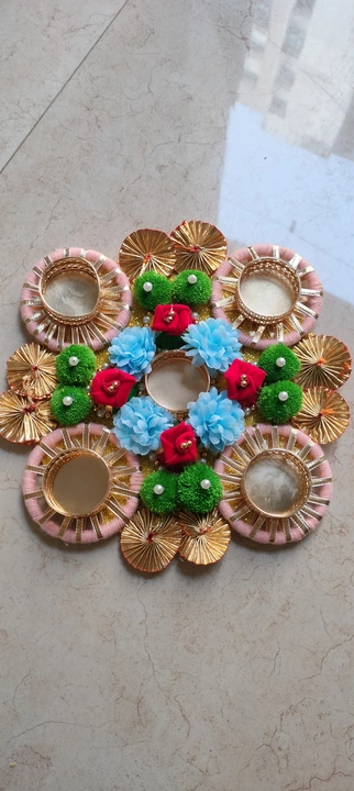 Tealight Candle holder for Rangoli and Diwali Decor  uploaded by business on 10/13/2023