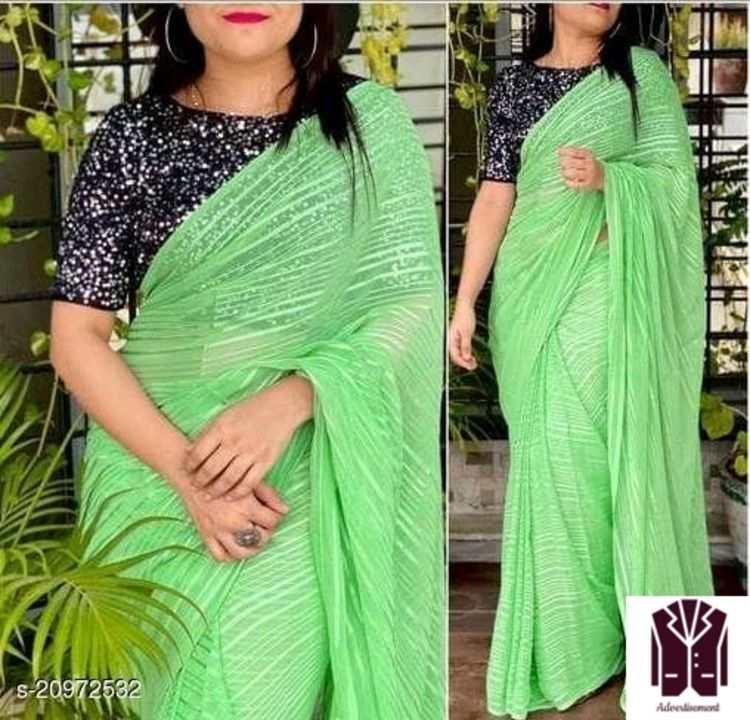 Post image Kashvi Drishya Sarees

Saree Fabric: Chiffon
Blouse: Separate Blouse Piece
Blouse Fabric: Velvet
Blouse Pattern: Sequence
Multipack: Single
Sizes: 
Free Size (Saree Length Size: 5.5 m, Blouse Length Size: 0.8 m) 

Dispatch: 2-3 Days