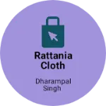 Business logo of Rattania cloth house