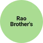 Business logo of RAO BROTHER's