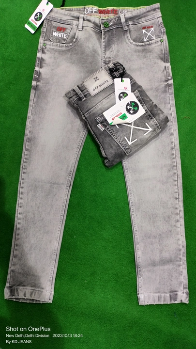 BRAND - OFF WHITE JEAN'S  uploaded by KD INDUSTRY & CO. 9868673672 on 10/14/2023