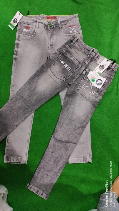 BRAND - OFF WHITE JEAN'S  uploaded by KD INDUSTRY & CO. 9868673672 on 10/14/2023