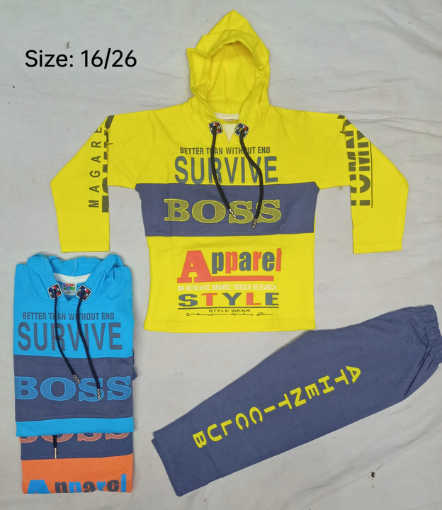 Kid's hoodie set uploaded by SF ENTERPRISE on 10/14/2023