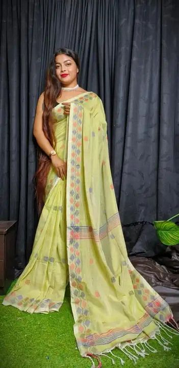 Handloom saree  uploaded by Sujata saree cantre on 10/14/2023