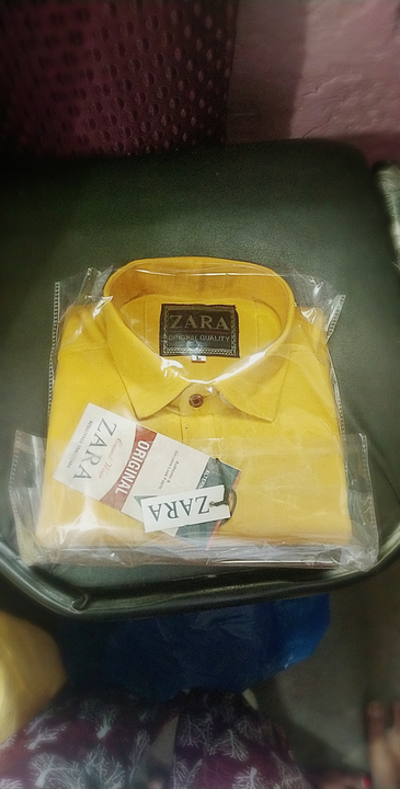 Zara plain shirt  uploaded by Rs pure Taxtaile manufacturing unit on 10/14/2023