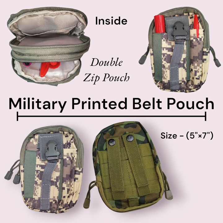 Military Printed Belt Pouch 👝 uploaded by business on 10/14/2023