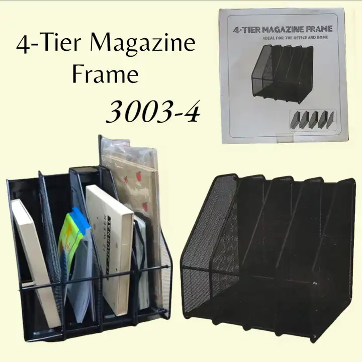 4 Tier Mag Rack - 3003.,4 uploaded by Sha kantilal jayantilal on 10/14/2023