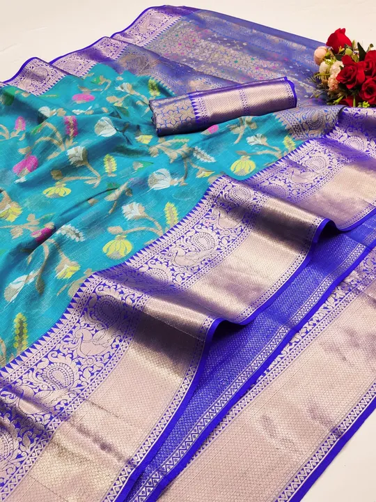 *Festival Special Collection !❤️*

Fabric :- Soft Cotton Manipuri  silk saree with Meenakari weawing uploaded by business on 10/14/2023