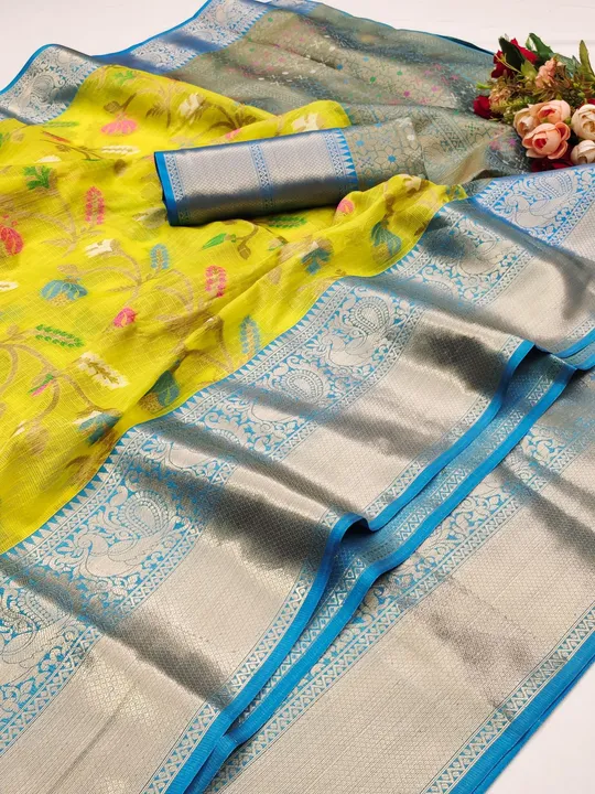 *Festival Special Collection !❤️*

Fabric :- Soft Cotton Manipuri  silk saree with Meenakari weawing uploaded by Miss Lifestyle on 10/14/2023