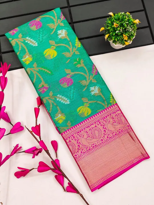 *Festival Special Collection !❤️*

Fabric :- Soft Cotton Manipuri  silk saree with Meenakari weawing uploaded by business on 10/14/2023
