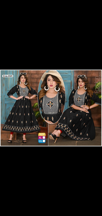 Naira cut heavy jorjet 3 pcs sets also avlble  gowns evening gowns all availble uploaded by Radha Creation , Maira sales for Readymade items on 10/14/2023
