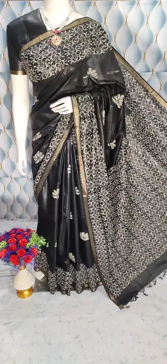 Ketna silk new clour and design saree best quality available  uploaded by business on 10/14/2023