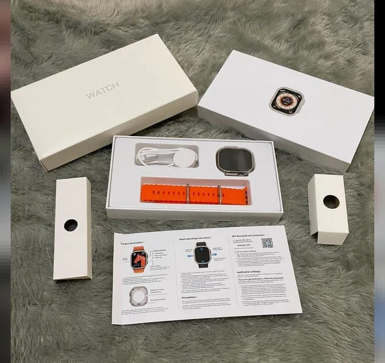 Iwatch series ultra with apple logo uploaded by Trendy Watch Co. on 10/15/2023