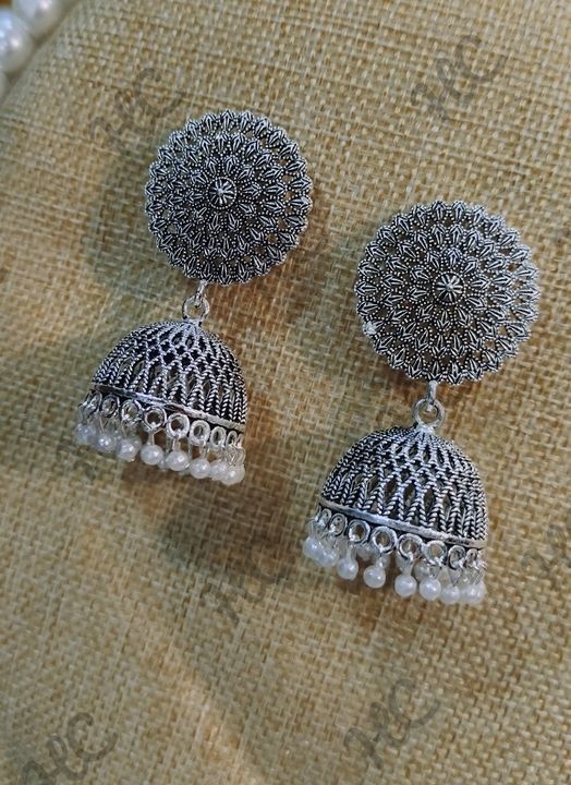 Oxidized Jhumka uploaded by business on 3/22/2021