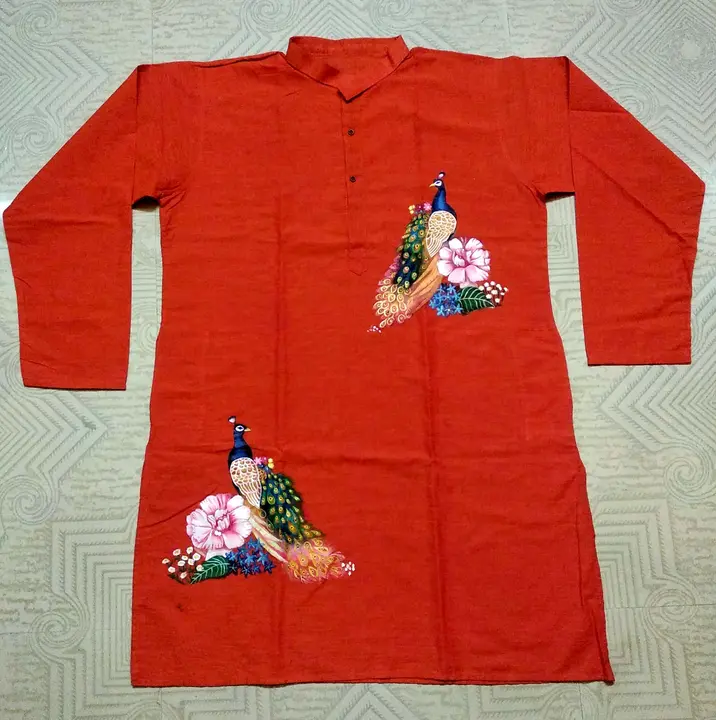 Fabric print cotton kurta  uploaded by Ghosal International on 10/15/2023