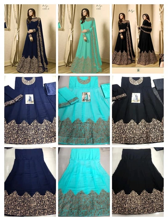 Gown uploaded by Taha fashion from surat on 10/15/2023