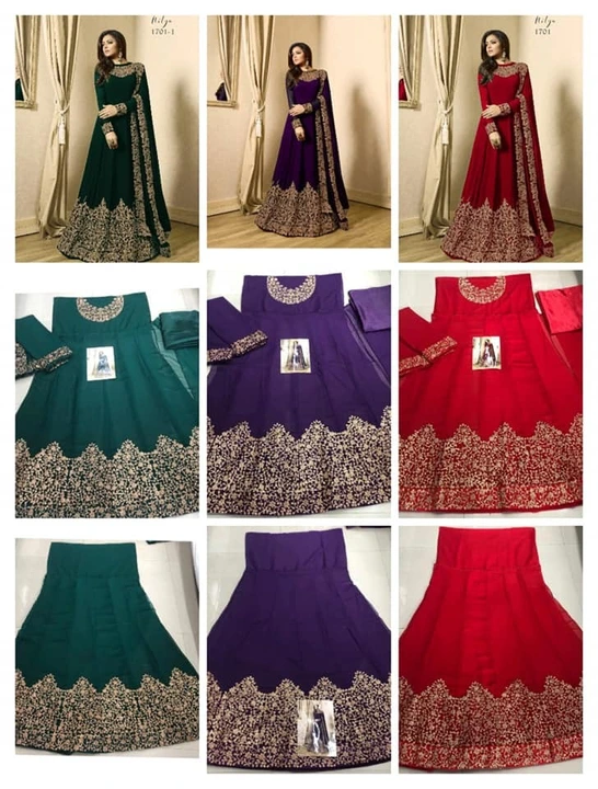 Gown uploaded by Taha fashion from surat on 10/15/2023