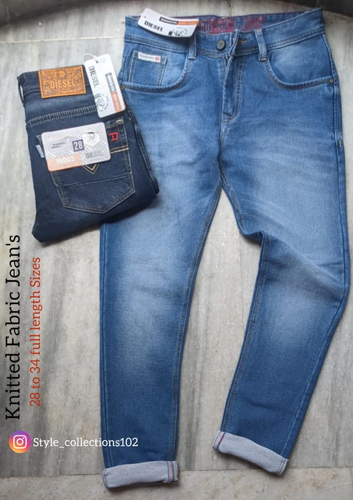 Men's knitted Fabric Jean's 👖 uploaded by business on 10/15/2023