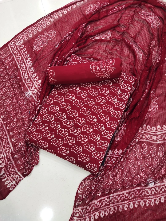 Muslim Silk Batik Suits Unstitched  uploaded by Star Batik Print on 10/15/2023
