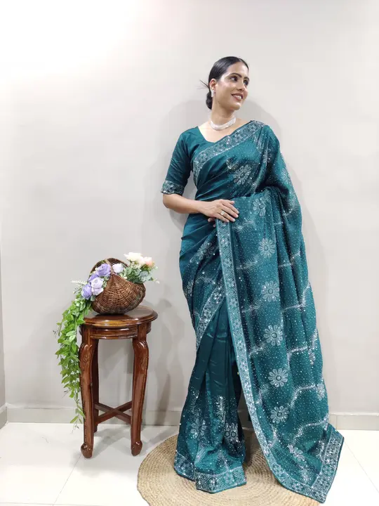 Ready to wear saree uploaded by business on 10/15/2023