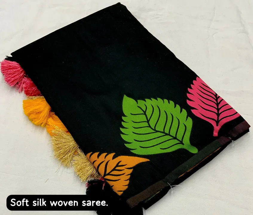 Black Leaf collection saree uploaded by VINAYAK desinger  on 10/15/2023