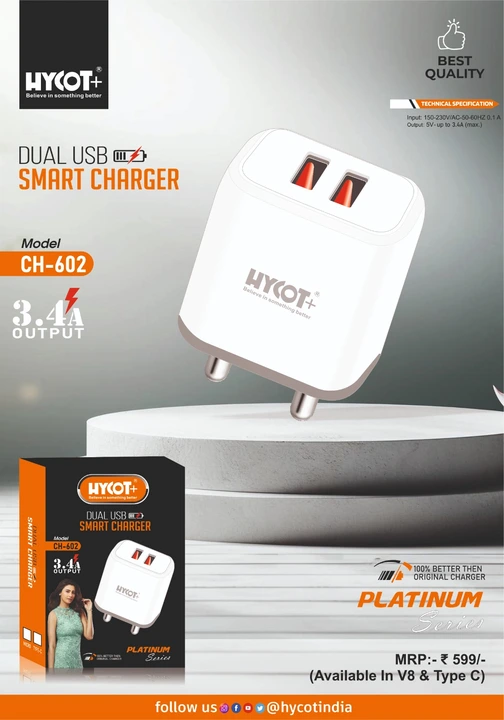 Charger Data Cable uploaded by Jaiswal Mobile Accessories Wholeseller on 10/15/2023