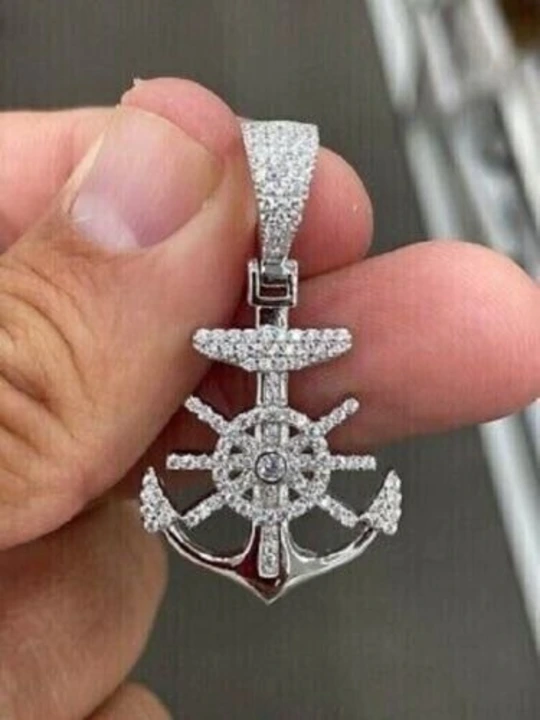 Anchor Sea Pendant in 925 Sterling Silver uploaded by business on 10/15/2023