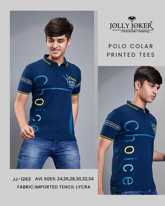 JOLLY JOKER Boy's Printed T-shirt  uploaded by Maharashtra trading company on 10/16/2023