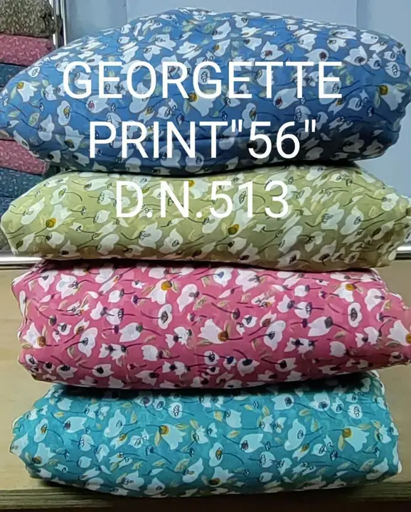 Georgette Print 58’’ Width  uploaded by Rakshit Fashion Fabrics Hub on 10/16/2023