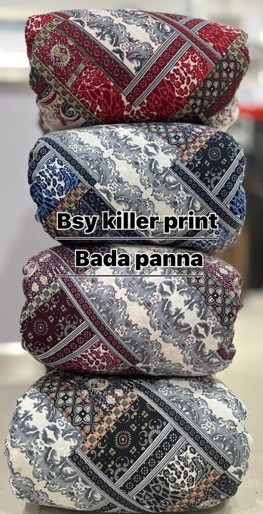 Bsy Killer Print 58" Width  uploaded by Rakshit Fashion Fabrics Hub on 10/16/2023