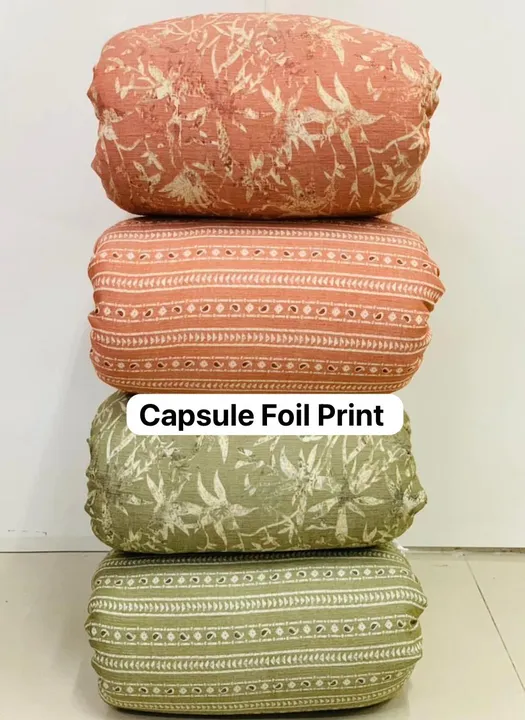 Capsule Foil Print 44" Width  uploaded by Rakshit Fashion Fabrics Hub on 10/16/2023