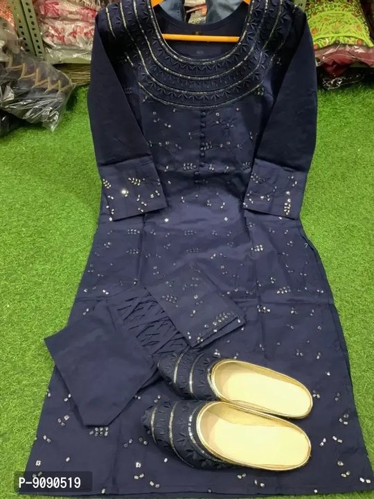 Trendy Rayon Kurta Pant and Juti Set For Women uploaded by R M online shop  on 10/16/2023