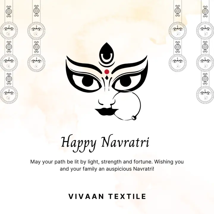 Happy Navratri uploaded by Vivaan Textile (Vivrose) on 10/16/2023
