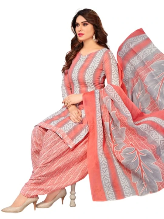 Sequins Printed Cotton Patiyala Suit For Women uploaded by Riya Fashion on 10/16/2023