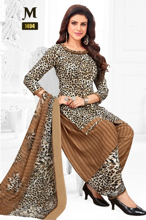 Post image This beautiful look CREPE suit/salwar Dress Material and with Printed work comes along with bottom and dupatta makes it appear more adorning. You can buy this suit for casual wear, festival, parties, and office wear. Get unstitched suit and stitch according your comfortness. When you will wear it looks beautiful. TOP FABRIC: CREPE, BOTTOM FABRIC: CREPE, DUPATTA FABRIC: CREPE, TOP FABRIC: 2.25, BOTTOM FABRIC: 2.40, DUPATTA FABRIC:2.10, and Wash with only hands.