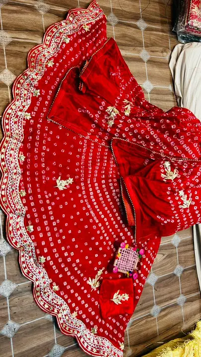 One more colour add 🙏🏻
And rate in today sale price 
New launched beautiful art silk fully stiched uploaded by Gotapatti manufacturer on 10/17/2023
