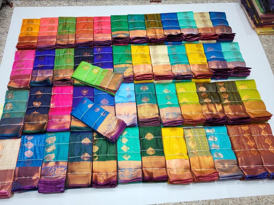 Semi silk sarees  uploaded by business on 10/17/2023