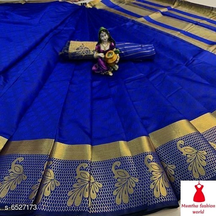 Trendy Refined Sarees uploaded by Mumtha fashion world on 7/17/2020
