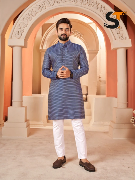 Mens kurta pajama sett mj uploaded by pink Rose fashion Store  on 10/17/2023