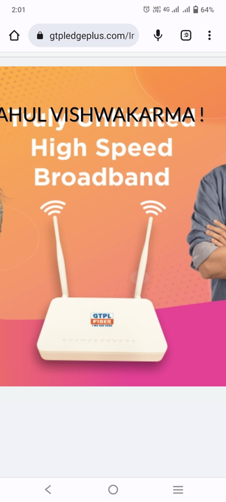 Fastest broadband  uploaded by Gtpl broadband pvt.ltd on 10/17/2023