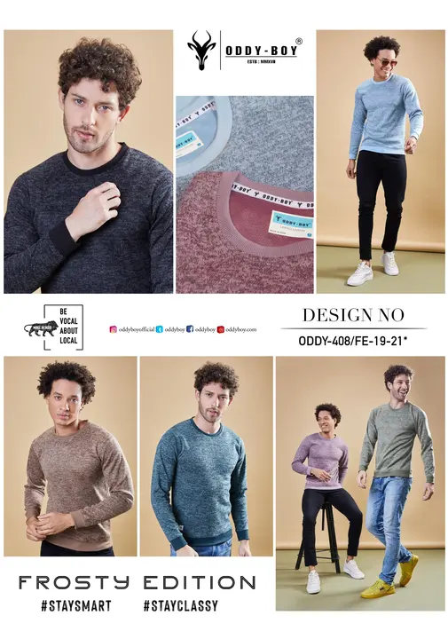 ODDY-BOY Men's Premium Sweatshirt  uploaded by Maharashtra trading company on 10/17/2023