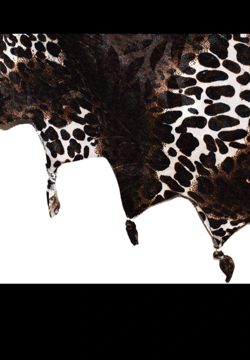 Brown Tiger Printed Velvet Stole/Scarves Size 2 Meter uploaded by SPK Impact on 10/17/2023