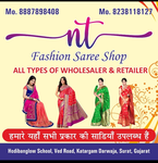 Business logo of N T fashion saree shop surat
